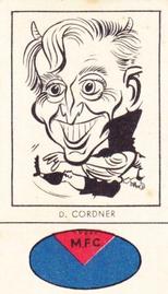 1954 Fyna Foods Victorian Football Caricatures #12 Denis Cordner Front